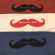 Short Sleeve Super Soft Mustache Key T-Shirt